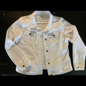 Lee Riders white jean jacket